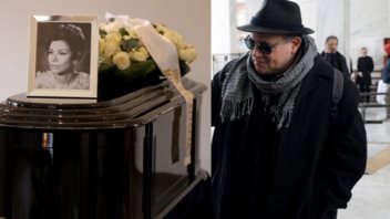 Μέλπω Ζαροκώστα | Βαθιά θλίψη στην κηδεία της στο Α' Νεκροταφείο Αθηνών