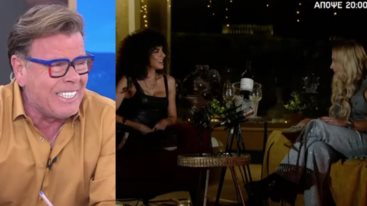 Ο Δημητρης Παπανωτας ξεσπασε on air σε γελια με το πλατο της Μαριας Σολωμου
