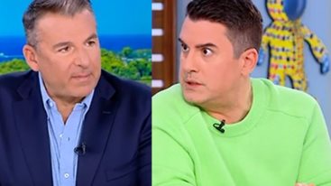 Ενοχλημενος ο Γιωργος Λιαγκας: "Δεν με λενε Κωστα, μπερδευεσαι"