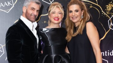 Η Σουζανα Κλημεντιδη υποδεχθηκε τις γιορτες με ενα μεγαλο παρτι