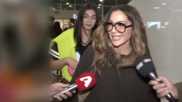 H Δεσποινα Βανδη αντιδρα on camera σε ερωτηση για τον Βασιλη Μπισμπικη