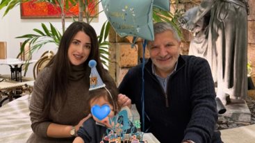 Γιωργος Πατουλης &amp; Νανσυ Κοιλου γιορτασαν τα πρωτα γενεθλια του γιου τους