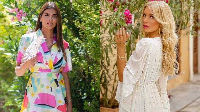 7 Ελληνίδες celebrities με 7 φορέματα ιδανικά για τις καλοκαιρινές εμφανίσεις σου