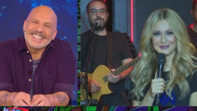 Η Νατάσα Θεοδωρίδου έκανε έκπληξη on air στον Νίκο Μουτσινά: "Είσαι μία όαση"
