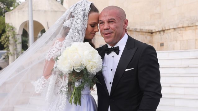 Ο Μιχάλης Ζαμπίδης ντύθηκε γαμπρός! Φωτογραφίες από τον γάμο του με τη Μαρία Ντάσιου