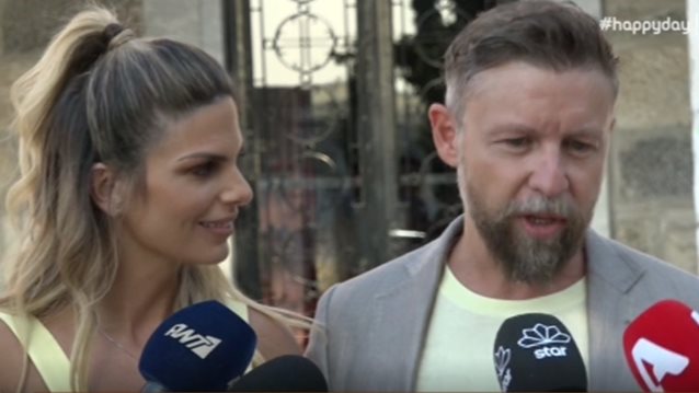 Συγκινημένος ο Γιάννης Βαρδής στη βάφτιση του γιου του, Αντώνη | Δείτε τις δηλώσεις