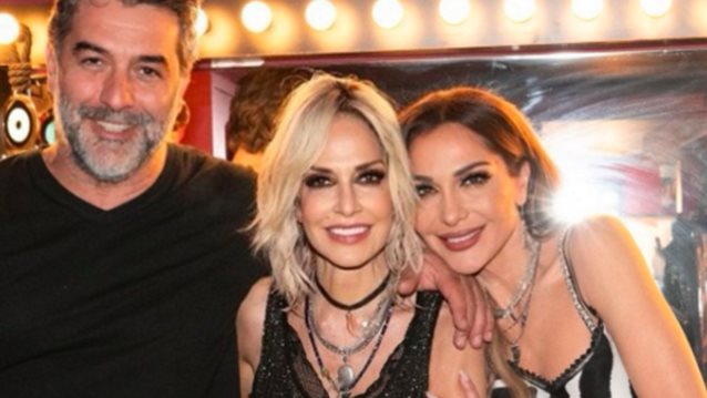 Δέσποινα Βανδή, Βασίλης Μπισμπίκης και Άννα Βίσση ποζάρουν μαζί πρώτη φορά