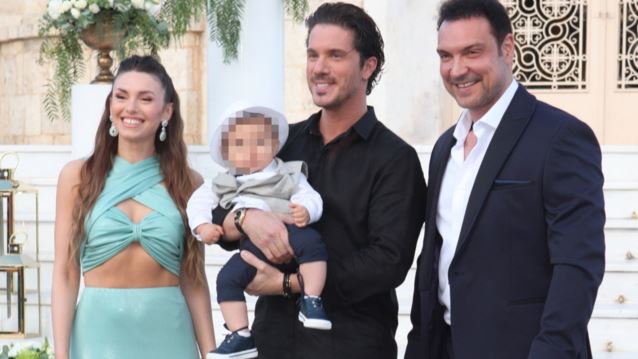 Ιωάννα Σιαμπάνη - Τζίμης Σταθοκωστόπουλος | Το πάρτι για τον γιο τους που έγινε ενός έτους και η φωτογραφία με τον νονό, Νίκο Οικονομόπουλο
