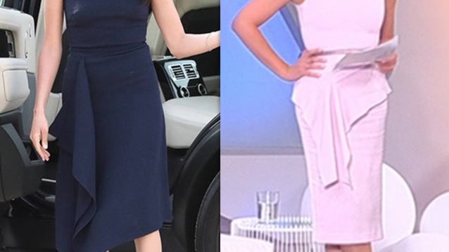Τατιάνα Στεφανίδου | Meghan Markle: Με (σχεδόν) το ίδιο φόρεμα: Ψηφίστε ποια το φόρεσε καλύτερα!