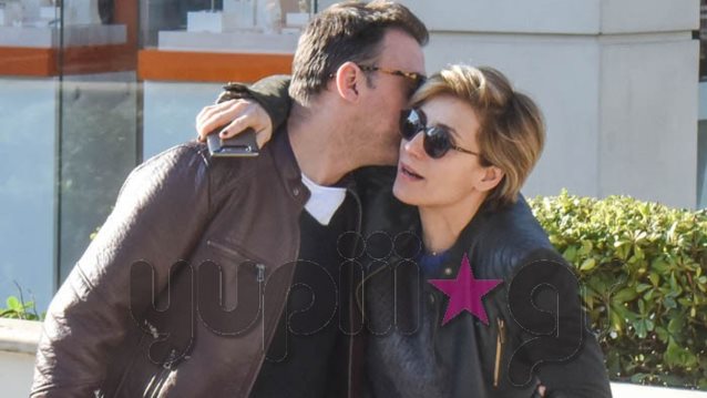 Ευδοκία Ρουμελιώτη &amp; Νικηφόρος Χαραγκιώνης: Τρυφερά φιλιά σε δημόσια έξοδο! Δείτε τα στιγμιότυπα