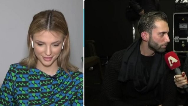 Η αμήχανη απάντηση της Κατερίνας Λιόλιου για την παρουσία του Δημήτρη Κεχαγιά στο J2US - &quot;Σας παρακαλώ δεν θέλω τίποτα&quot;