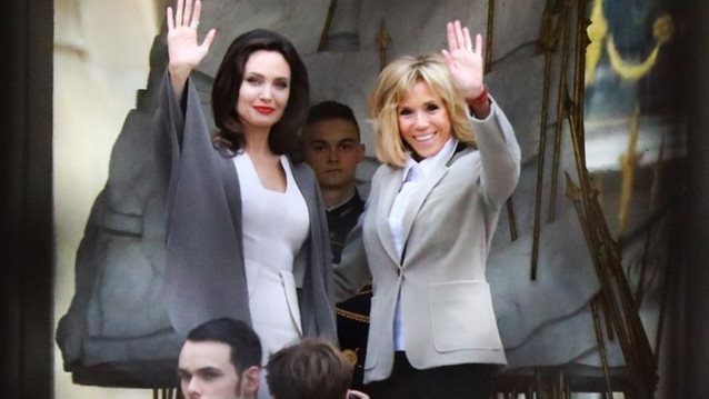 Angelina Jolie: Συνάντησε τη Brigitte Macron
