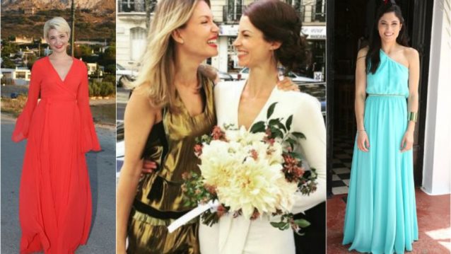 Θα γίνεις κουμπάρα;: 10 + 2 looks από τις διάσημες Ελληνίδες για να πάρεις έμπνευση