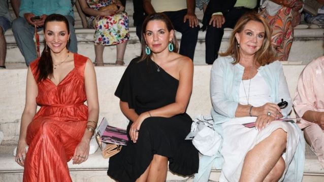 Η Όλγα Κεφαλογιάννη και η Αγάπη Πολίτη σε βραδινή έξοδο στο Ηρώδειο