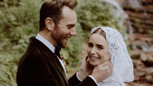Παντρεύεσαι τον Σεπτέμβρη; Το bridal χτένισμα της Lily Collins είναι η απόλυτη έμπνευση