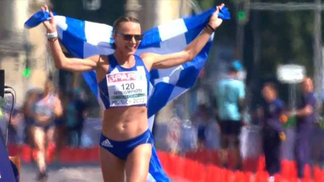 Αντιγόνη Ντρισμπιώτη: &quot;Χάλκινη&quot; παγκόσμια πρωταθλήτρια στα 35 χλμ. βάδην