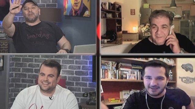 Γρηγόρης Αρναούτογλου: Συνεργάτης του εμφανίστηκε on air φορώντας πιτζάμες &amp; έδειξε φωτογραφία της συντρόφου του παρουσιαστή!