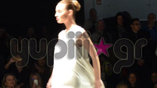 Αντωνία Καλλιμούκου: Στην πασαρέλα: Με τον Μισόκαλο στο πλευρό της