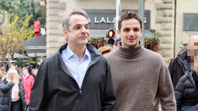 Η σπάνια δημόσια εμφάνιση του Κωνσταντίνου Μητσοτάκη σε εκδήλωση στο ΟΑΚΑ