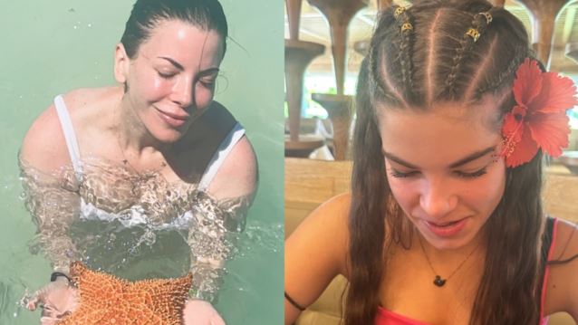 H Aντελίνα Βαρθακούρη σε νησί της Καραϊβικής με τις κόρες της - Τα εντυπωσιακά στιγμιότυπα