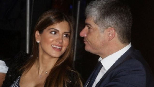 Σταματίνα Τσιμτσιλή &amp; Θέμης Σοφός φωτγραφίζονται μαζί στην έξοδό τους