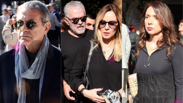 Το Τελευταίο Αντίο Στον Γιάννη Σπανό: Ήταν όλοι εκεί για να τον αποχαιρετήσουν