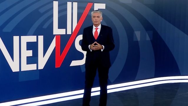 Ο Νίκος Ευαγγελάτος επέστρεψε στο &quot;Live News&quot; - Η πρώτη καλησπέρα &amp; οι ευχές