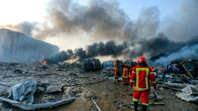 Σοκ στη Βηρυτο: Εικονες &quot;Αποκαλυψης&quot; με 100 νεκρους και περισσοτερους απο 4.000 τραυματιες απο την εκρηξη