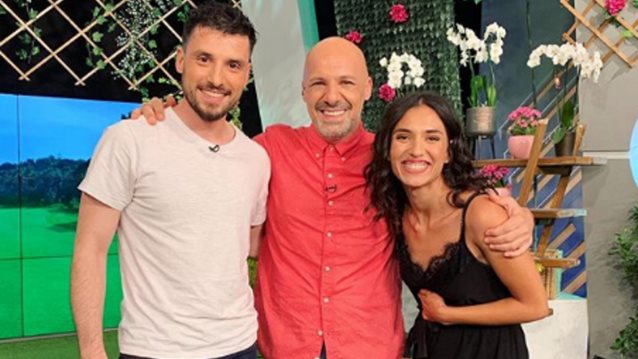 Σπύρος Χατζηαγγελάκης &amp; Μαρία Χάνου: Η κοινή συνέντευξη στον Μουτσινά &amp; η αναφορά του στη Συνατσάκη ένα περίπου χρόνο μετά τον χωρισμό!