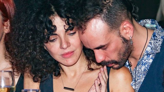 Πάνος Μουζουράκης - Μαρία Σολωμού: Τρυφερές στιγμές σε βραδινή έξοδο: Φωτογραφίες