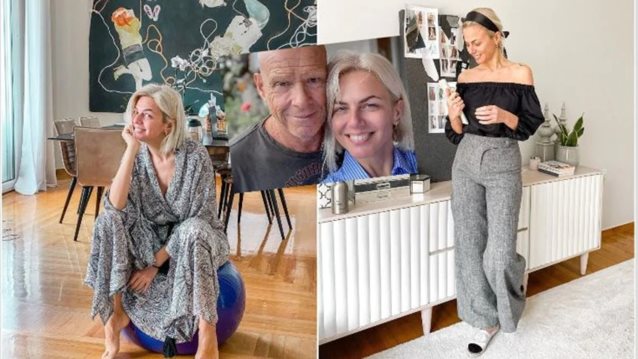 Χριστίνα Κοντοβά &amp; Τζώνης Καλημέρης στο υπέροχο σπίτι τους με θέα την Ακρόπολη