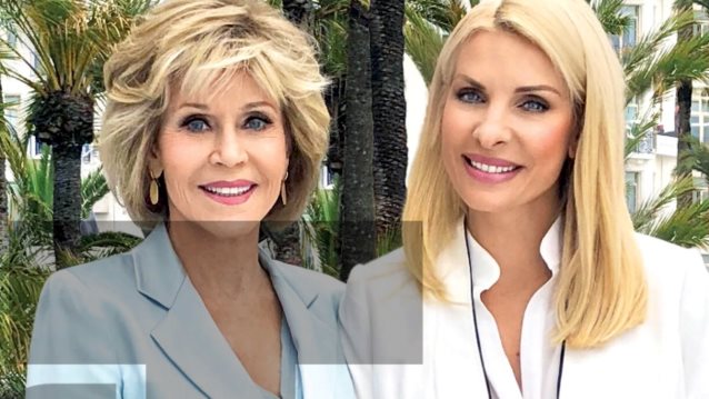 Ελένη Μενεγάκη: Η πρώτη φωτογραφία με την Jane Fonda: Η δήλωση για όσα έγιναν στις Κάννες