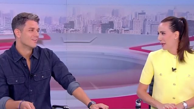 Ο Δημήτρης Πανόπουλος και η Μάρτζυ Λαζάρου στο πλατό του &quot;Live You&quot;