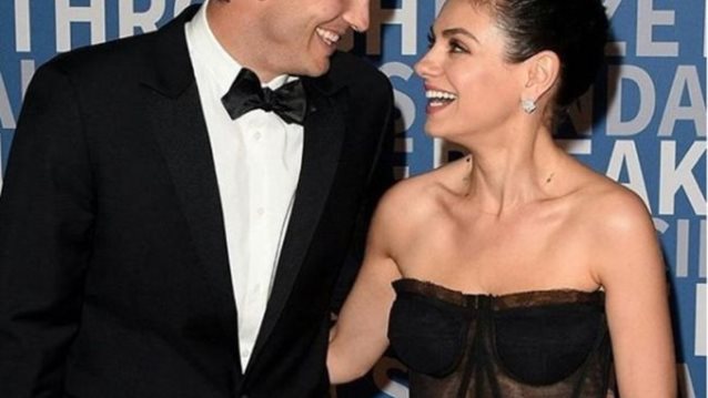 Mila Kunis &amp; Ashton Kutcher: Σπάνια red carpet εμφάνιση!