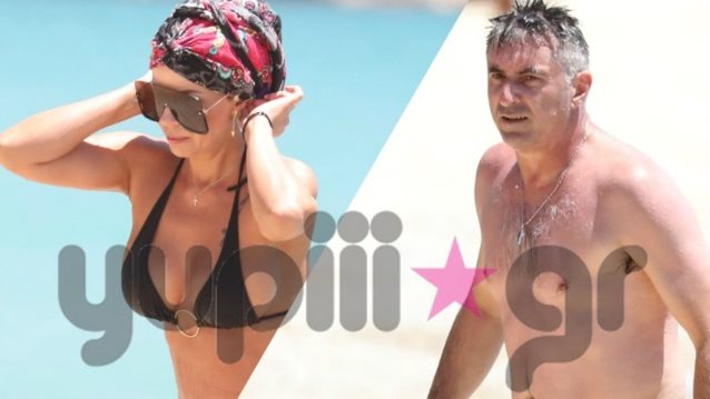 Ιωάννα Λίλη &amp; Θοδωρής Ζαγοράκης: Χαλαρές στιγμές με τα παιδιά τους στη Μύκονο