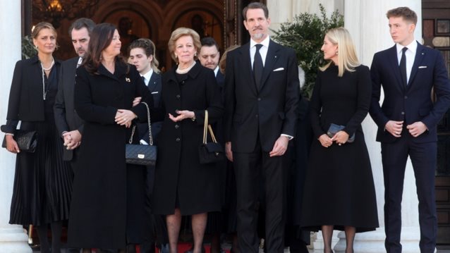 Marie Chantal, Μαρία Ολυμπία, Τατιάνα Μπλάτνικ, Nina Flohr | Τα looks τους στο μνημόσυνο του τέως βασιλιά Κωνσταντίνου