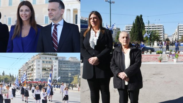 Η εγχώρια showbiz στη μαθητική παρέλαση στο Σύνταγμα | Όλες οι φωτογραφίες