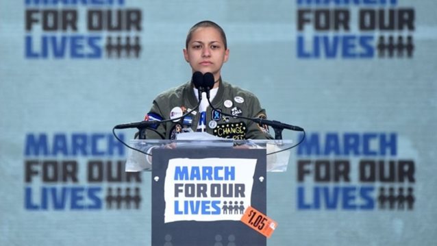 Emma González: Η σιωπηλή ομιλία της στο March For Our Lives που συγκλόνισε την Αμερική
