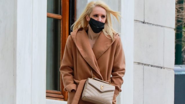 Η Κατερίνα Παναγοπούλου σε μια σπάνια δημόσια εμφάνιση