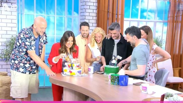 Γενέθλια στο πλατό για τη Ναταλία Γερμανού - Το συγκινητικό βίντεο με ευχές από πρόσωπα της τηλεόρασης