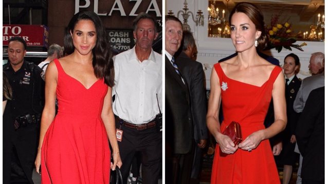 Meghan Markle &amp; Kate Middleton
: Πέντε φορές που φόρεσαν σχεδόν το ίδιο outfit