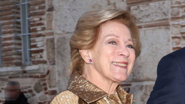 Η glam chic εμφάνιση της Άννας Μαρίας στον γάμο του γιου της Νικόλαου με τη Χρυσή Βαρδινογιάννη
