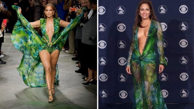 Jennifer Lopez: Έκλεισε το show Versace ξαναφορώντας το iconic jungle φόρεμα!
