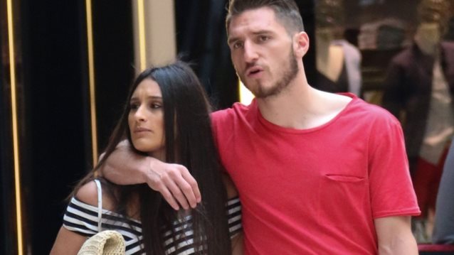 Δημήτρης Διαμαντάκος: Τρυφερά στιγμιότυπα με την σύντροφό του: Φωτογραφίες