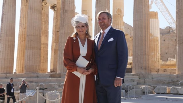 Η βασίλισσα Maxima και ο βασιλιάς Willem - Alexander της Ολλανδίας στην Αθήνα