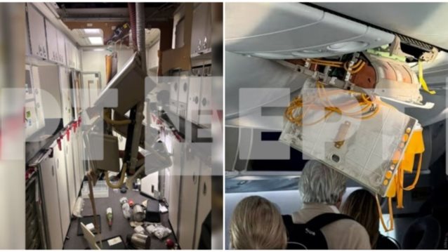 Συγκλονιστικές εικόνες από την πτήση τρόμου της Easyjet στη διαδρομή Κέρκυρα - Λονδίνο: Τραυματίστηκαν 2 αεροσυνοδοί