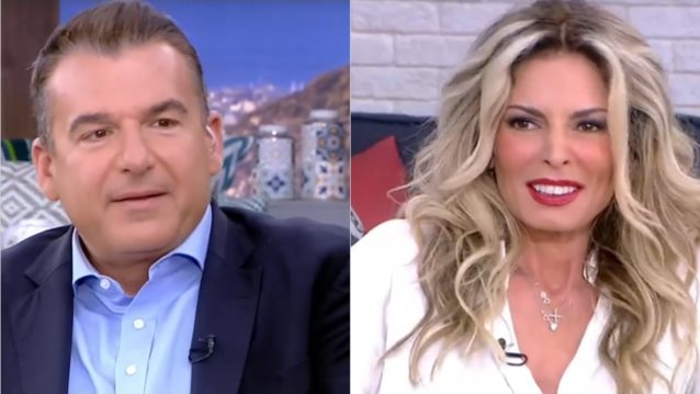 Γιώργος Λιάγκας &amp; Κατερίνα Λάσπα σε έναν σπαρταριστό διάλογο: &quot;Σε φλέρταρα παλιά;&quot; - &quot;Θυμάσαι τίποτα;&quot;