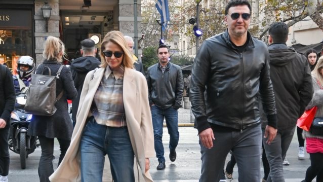 Τζένη Μπαλατσινού &amp; Βασίλης Κικίλιας σε καθημερινές στιγμές