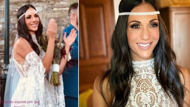 Ανθή Βούλγαρη: Οι πρώτες εικόνες από τον γάμο της στο Πήλιο