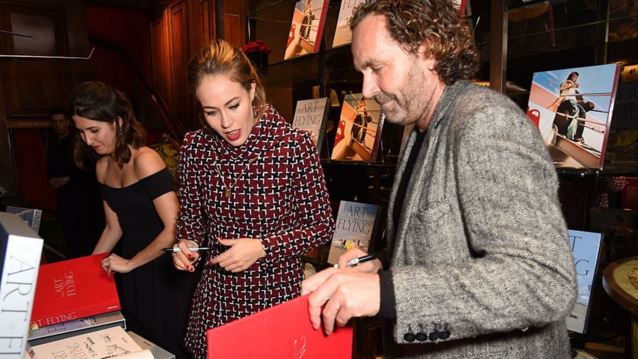 Νίνα Φλορ | Με jacquard πουλόβερ για σκι στο St Moritz δίπλα στον πατέρα της Thomas Flohr